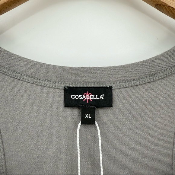 Cosabella Michi Tank Teddy Bodysuit Lounge in Gray Size XL - Picture 5 of 12
